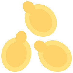 Vitamin skincare icon. Flat design. For presentation.