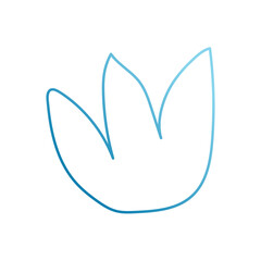 abstract modern organic shape doodle