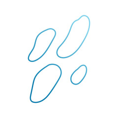 abstract modern organic shape doodle