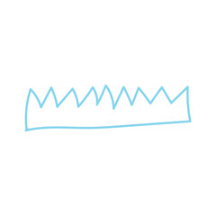 abstract modern organic shape doodle