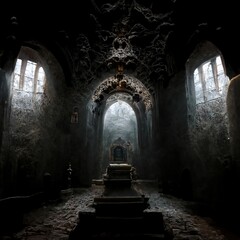 Fototapeta premium Haunted Gothic Castle