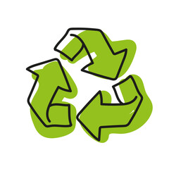 earth day go green doodle