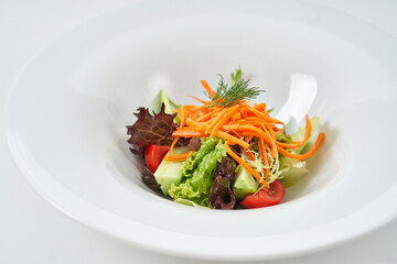 fresh vegetable salad. lots of vitamins