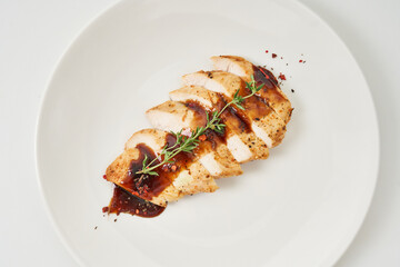 baked fish with teriyaki sauce