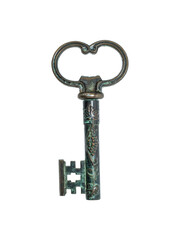 Alter, verzierter Schlüssel 