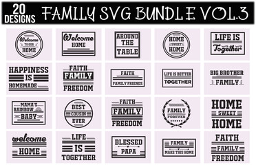 family svg bundle vol.3