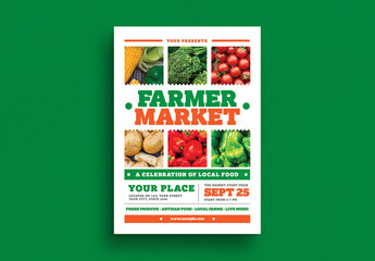 Farmer Market Flyer Layout