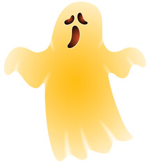 happy halloween trick or treat ghost png file for decoration