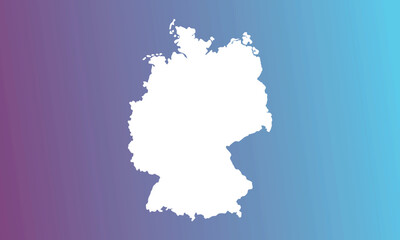 german map background with blue and purle gradient