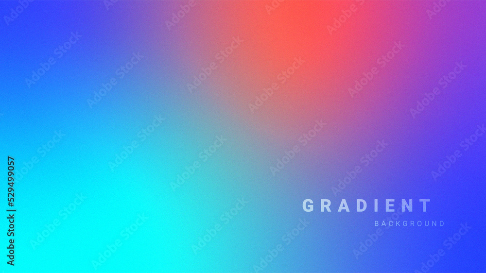 Wall mural abstract blurred color gradient background vector.