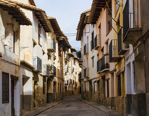 Fototapeta na wymiar Rubielos de Mora, Teruel, Spain