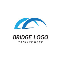 Bridge Logo Template vector icon