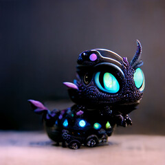 emissive baby dragon