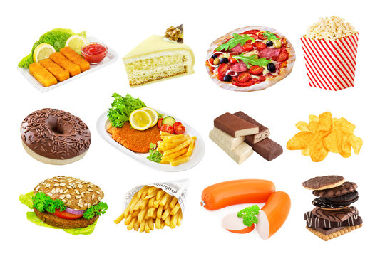 Trans Fats In Pizza, Fish, Sausages, Chips, Burger, Breaded Cutlet And Cake