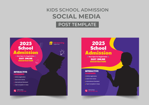 Back To School Social Media Post Design