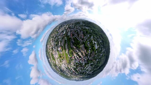 Barmer Bahnhof 360&deg; Kugelpanorama Planet