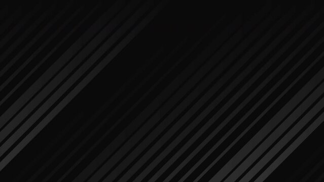 Black stripes abstract minimal geometric background. Seamless looping concept tech motion design. Video animation Ultra HD 4K 3840x2160