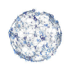 Cloud computing concept.Abstract cloud connection technology background.