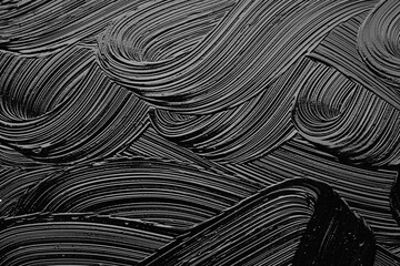 Abstract background black oil paint, abstract waves.