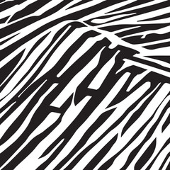 Zebra skin vector illustration background