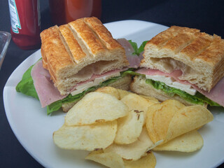 ham and cheese sandwich