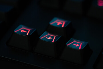 Arrow Keys - Red