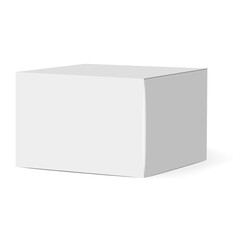 Isolated box packaging, realistic isolated white background, vector illustration, cosmetics box vector, boxes package