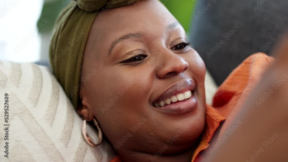 Poster happy woman, phone and communication with a black female browsing the internet, typing a message or 