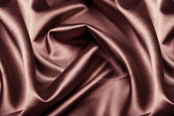 Fototapeta premium fabric texture background, detail of silk or linen pattern.