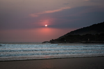 sunrise on the beach in Brazil