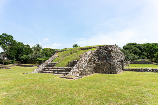 El Chanal, la capacha or la Campana, pre hispanic ruins near Colima, Mexico. pre hispanic pyramid