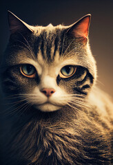 Portrait of the cat