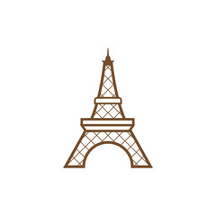 Eiffel tower vector icon