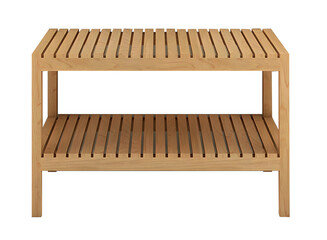 Wooden shoes rack. Transparent. png