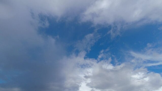 a grey to a blue sky timelapse 4k 30fps video