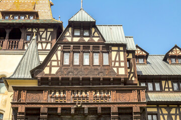 Sinaia, Romania : Pelisor castle summer residence in Sinaia, Romania, part of the same complex as the larger castle of Peles