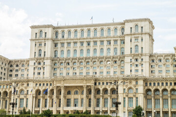 Fototapeta premium Bucharest, Romania - Parliament palace.