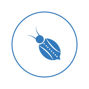 Garden insect beetle ladybug icon | Circle version icon |