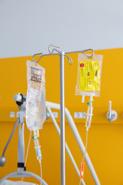 Set Vitamin Iv Fluid Intravenous Drop Saline Drip Hospital Room.