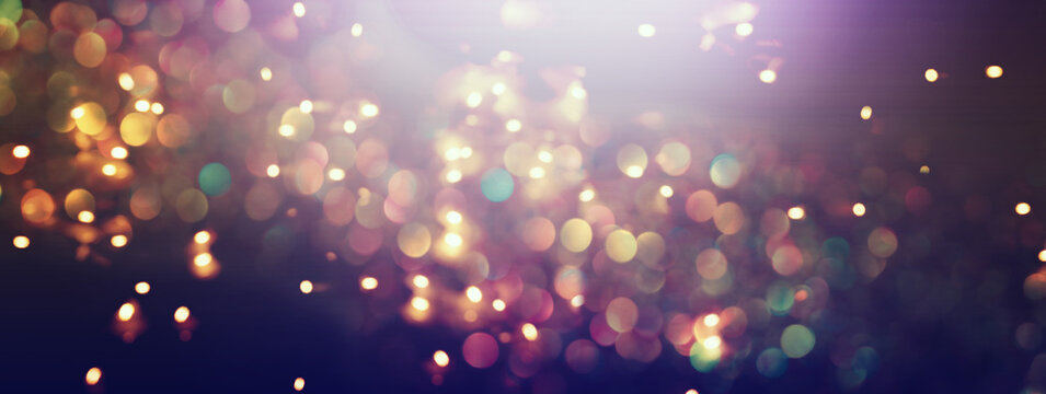 Beautiful abstract shiny light and glitter background