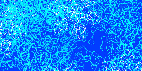 Light blue vector background with lines.