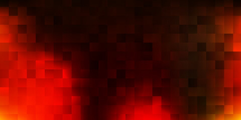 Light green, red vector pattern with rectangles.