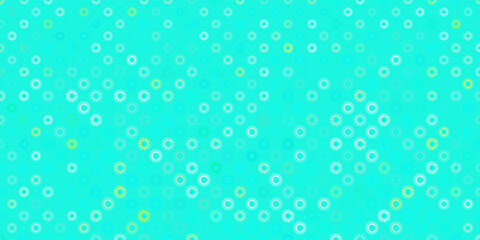 Light green vector template with flu signs.