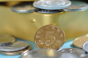 The Chinese coins, the concept of finance.