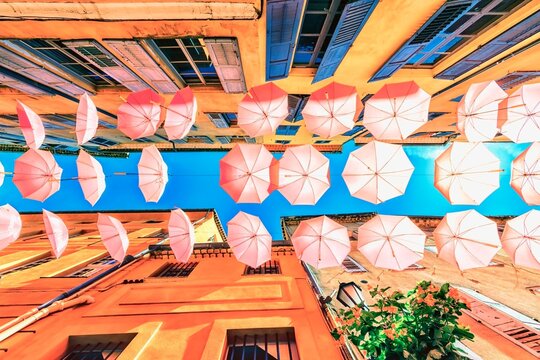 The city of Grasse on the French Riviera