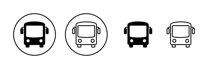 Bus icon vector. bus sign and symbol © avaicon