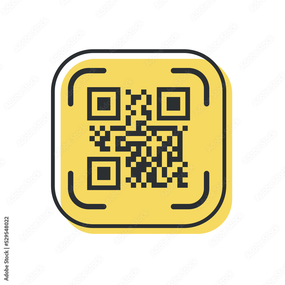 Poster qr code for smartphone. inscription scan me with smartphone icon. qr code for payment. vector.