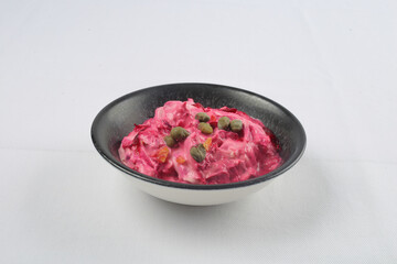 appetizer side dish white clean background