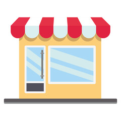 Store. Shop. Supermarket. local business. E-Commerce. Vector illustration.