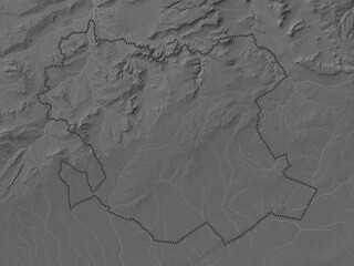 Saida, Algeria. Grayscale. No legend